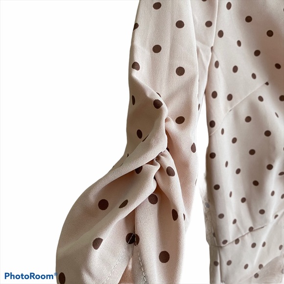 Outrageous Fortune ruched mini dress pink Size 10 - Picture 5 of 7